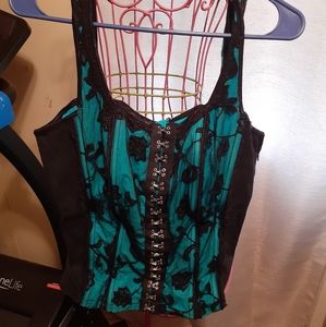 Teal boustier